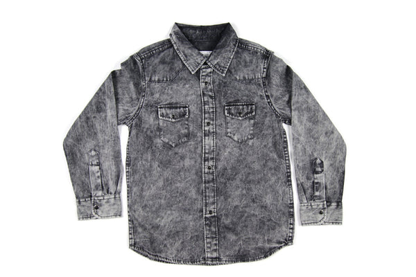 I DIG DENIM Zoe Denim Shirt Black
