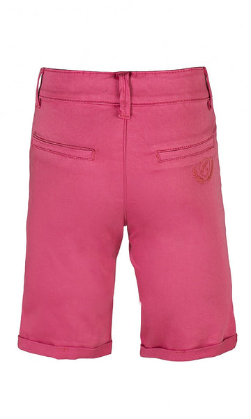KIDS UP Bale Twill Shorts - Coral Color