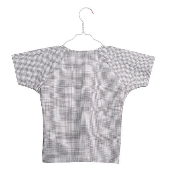 PAPU Burr T-Shirt White sand and Charcoal grey color