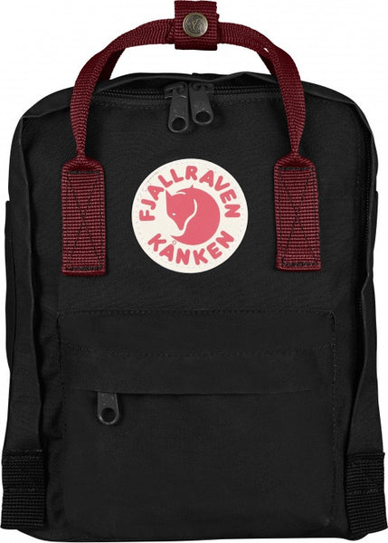 fjallraven kanken mini backpack black ox red FJALLRAVEN Kanken Mini Bag - Black/Ox Red