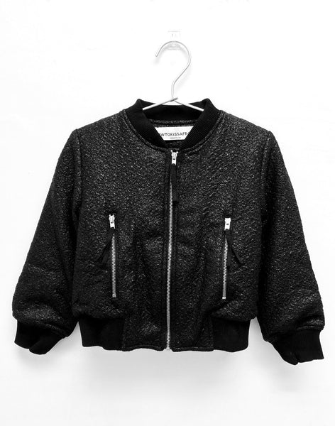 HOW TO KISS A FROG Gone Jacket Black color