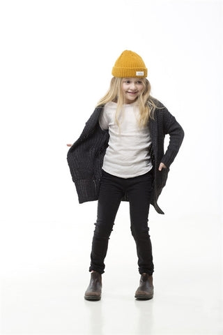 I DIG DENIM Greta Cardigan Dark Grey