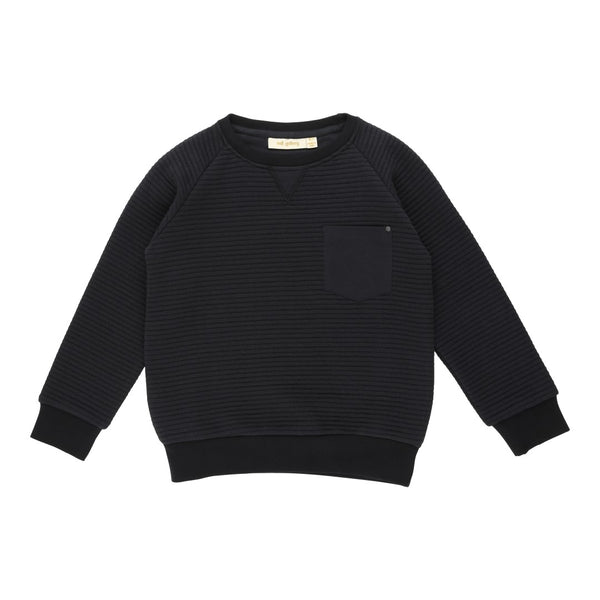 SOFT GALLERY Ryan Sweatshirt - Blue Graphite Color