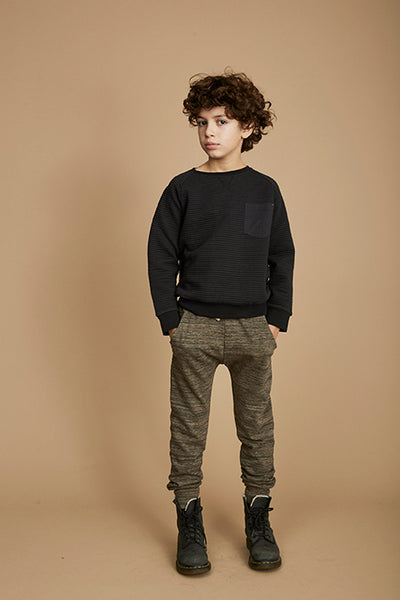 SOFT GALLERY Ryan Sweatshirt - Blue Graphite Color