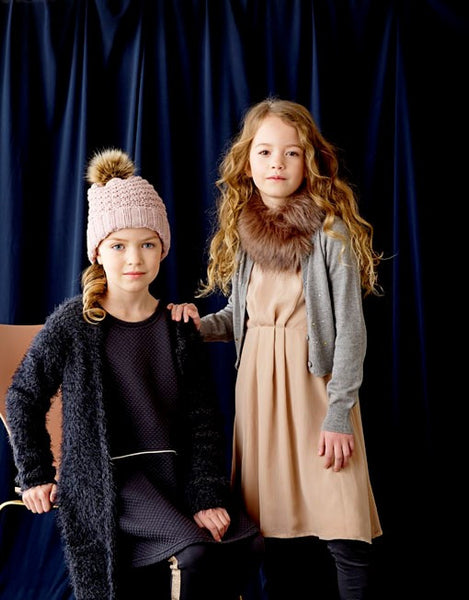 CREAMIE Emma Dress Ebony (Dark Grey)