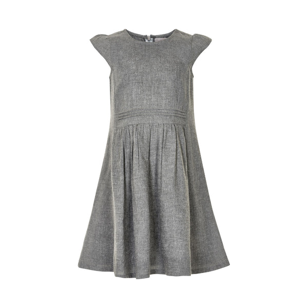 CREAMIE Elvira Dress Mid Grey Melange