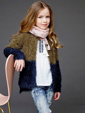 CREAMIE Eda Cardigan Kangaroo