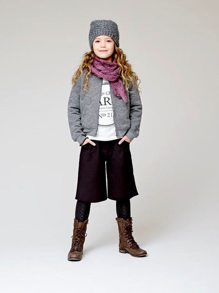 CREAMIE Erin Long Sleeve T-Shirt Cloud