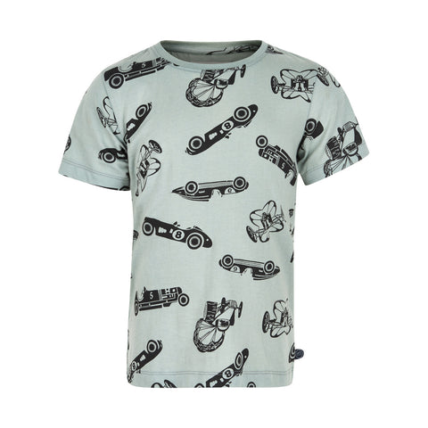 MINYMO Jay 31 T-Shirt SS w.cars Lead Blue color