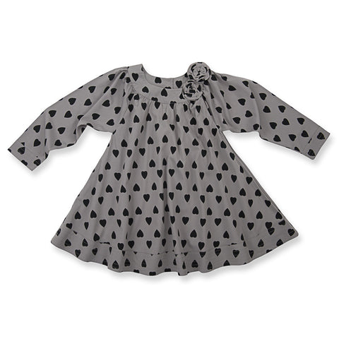 HOW TO KISS A FROG Lanna Dress Dark Grey Heart