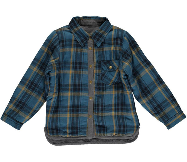 MARMAR Tommy Quilt Shirt Legion Blue Check