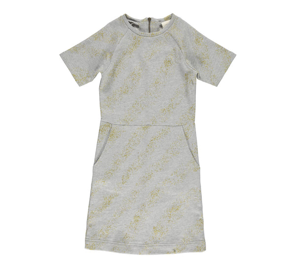 MARMAR Dara Dress Gold Glitter Paint Color