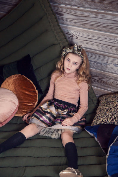 MARMAR Sabrine Skirt Antique Rose Zig-Zag Color