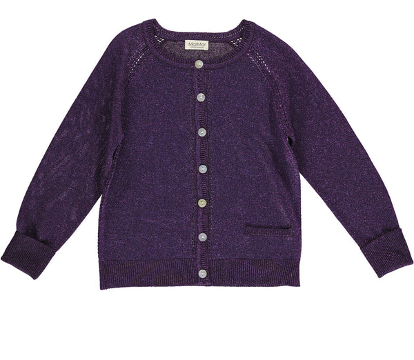 MARMAR Tillie Cardigan Purple Night Color