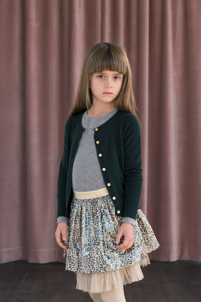 MARMAR Tilda Cardigan Dark Leaf Color