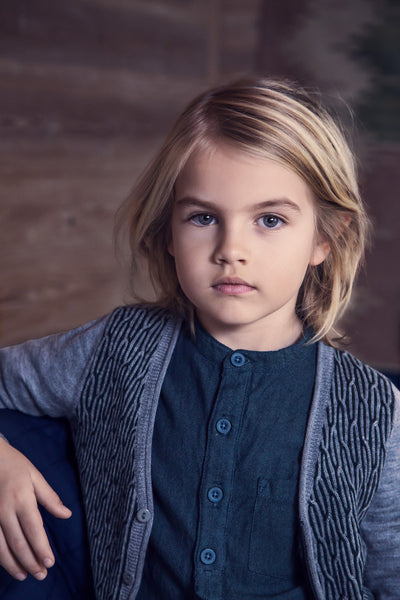 MARMAR Tito Cardigan Grey Melange Color