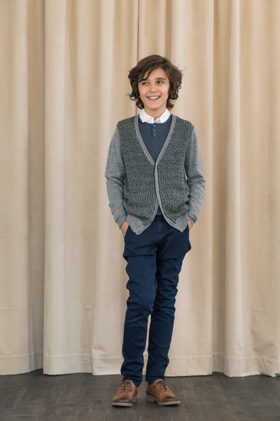 MARMAR Tito Cardigan Grey Melange Color