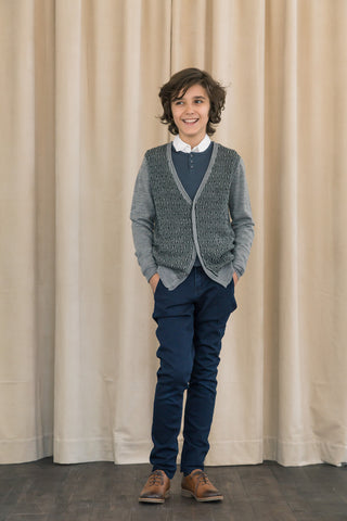 MARMAR Tito Cardigan Grey Melange Color