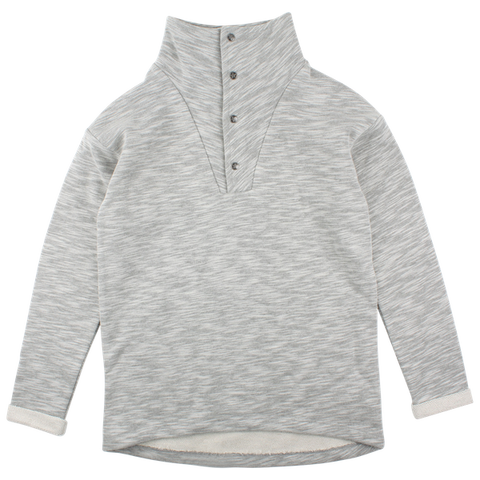 EN FANT Edge Sweat Shirt - Light Grey Melange Color