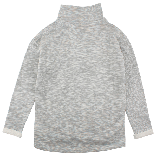 EN FANT Edge Sweat Shirt - Light Grey Melange Color