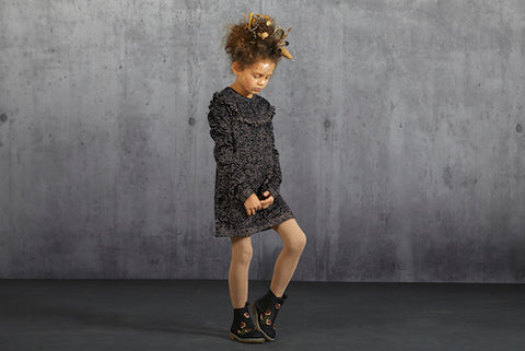 EN FANT Field Pantyhose Roebuck (Rose Gold)