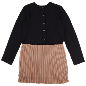 EN FANT Field LS Dress Caviar (Black)