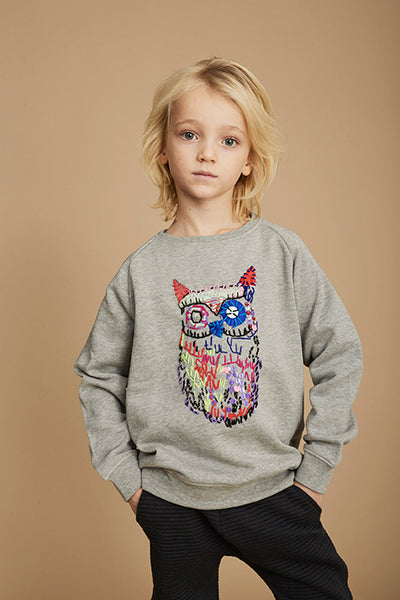 SOFT GALLERY Chaz Sweatshirt - Grey Melange Color
