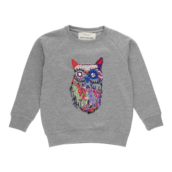 SOFT GALLERY Chaz Sweatshirt - Grey Melange Color