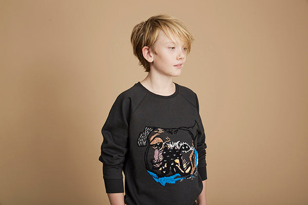 SOFT GALLERY Chaz Sweatshirt Boxer - Peat Color