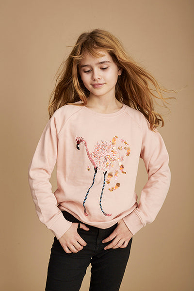 SOFT GALLERY Chaz Sweatshirt Flamingo - Rose Cloud Color