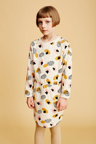 SOFT GALLERY Janel Sweat Dress Cream Melange