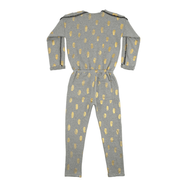 SOFT GALLERY Cass Sweat Jumpsuit Stone Melange