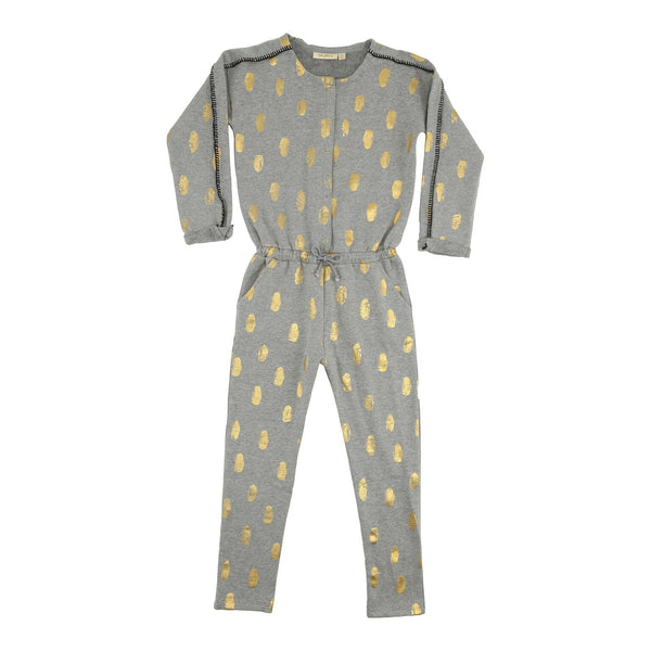 SOFT GALLERY Cass Sweat Jumpsuit Stone Melange