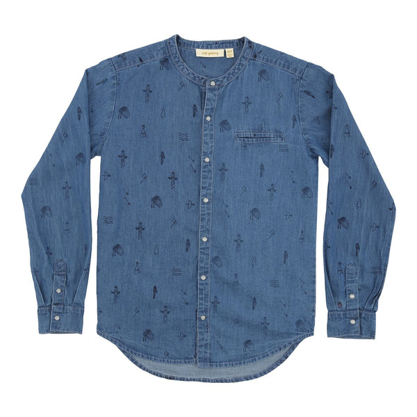 SOFT GALLERY Mason Shirt Blue