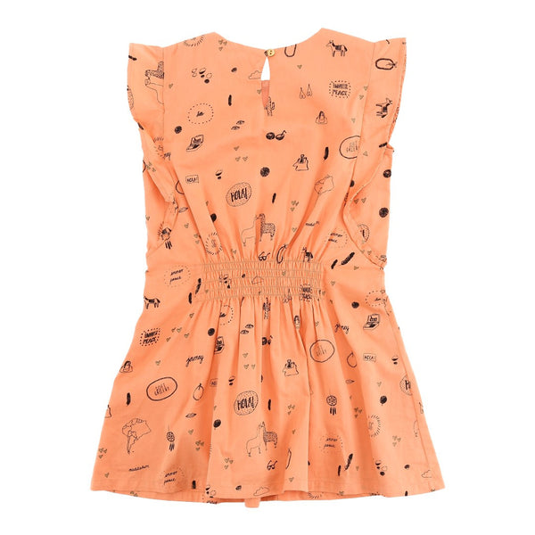 SOFT GALLERY Coralie Dress - Peach Nectar Color