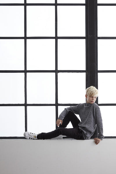 D-XEL Rollerneck Top Grey