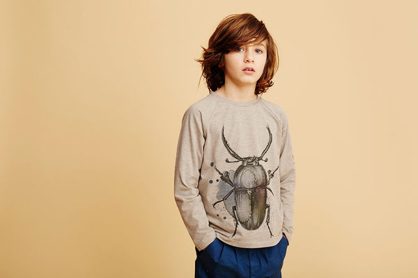 SOFT GALLERY Viggo LS T-shirt Grey