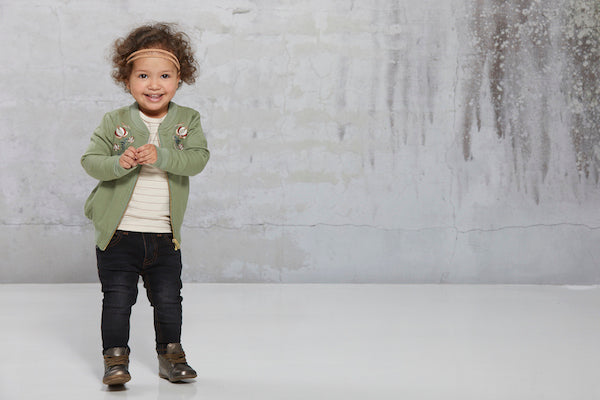 SMALL RAGS Fanny Cardigan Sea Spray