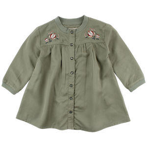 SMALL RAGS Fanny LS Dress Sea Spray