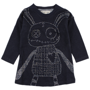 SMALL RAGS Fanny LS Dress Outer Space (Dark Blue)