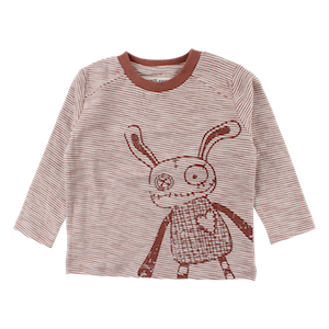 SMALL RAGS Felix LS T-Shirt Mahogany (Reddish Brown)