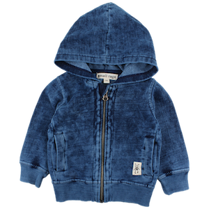 SMALL RAGS Felix Hoodie Indigo Blue