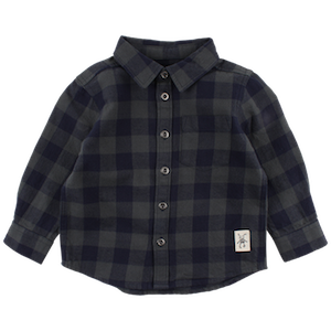 SMALL RAGS Felix LS Shirt Urban Chic (Dark Green)