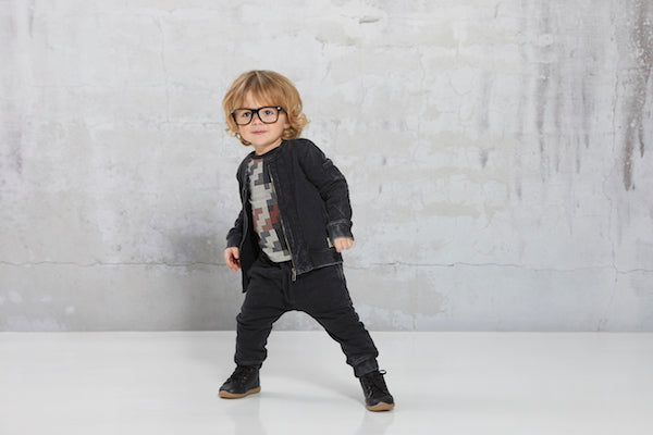 SMALL RAGS Felix Cardigan Caviar (Black)