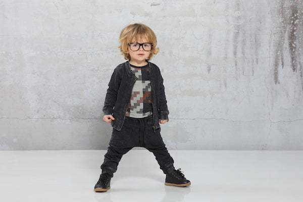 SMALL RAGS Felix Cardigan Caviar (Black)