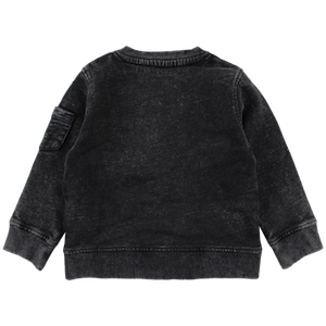 SMALL RAGS Felix Cardigan Caviar (Black)