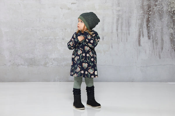 SMALL RAGS Emily Pantyhose Sea Spray (Green)