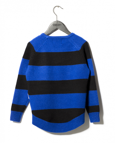 SOMEDAY SOON Teddy Knitwear Blue Color