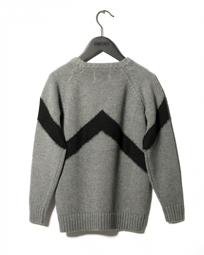 SOMEDAY SOON Allen Knitwear Grey Melange Color