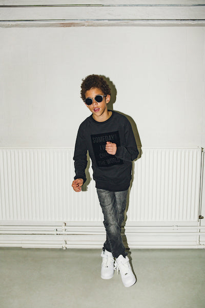 SOMEDAY SOON Ivan Crewneck Black Color